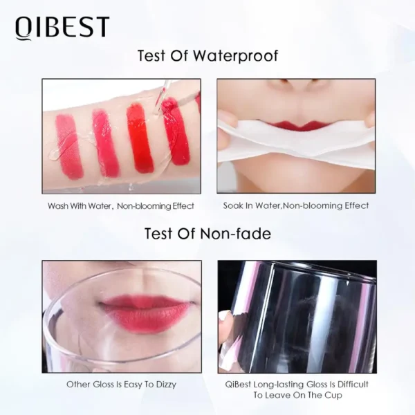New 34 Colors Waterproof Matte Nude Lipstick Lipkit Pigment Dark Red Black Long Lasting Lip Gloss Women Makeup Lipgloss Kit – Image 6