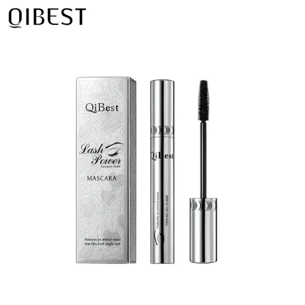 QIBEST Black Mascara Eyelashes Mascara 4D Silky Eyelashes Lengthening Eyelashes Makeup Waterproof Mascara Volume Eye Cosmetics - 이미지 6