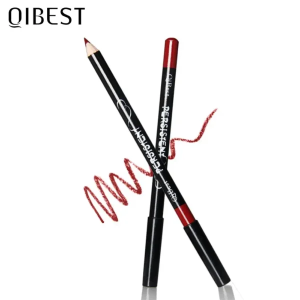 QIBEST 12Colors Lip Liner Lip Makeup Long-lasting Matte Lipliner Pencil Waterproof Moisturizing Lipstick Contour Cosmetics TSLM2 - 이미지 4