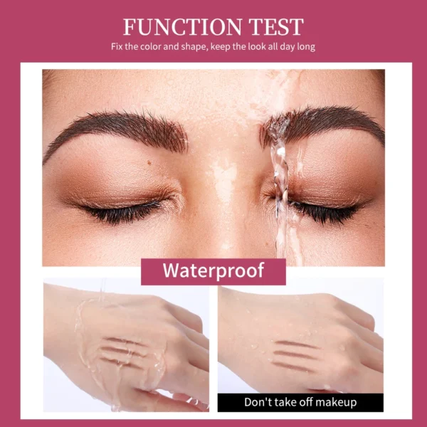 QIBEST Eyebrow gel Transparent Brows Wax Waterproof Long-Lasting With 3D Brush Brow Styling Soap For Eyebrows Women's Cosmetics - 이미지 3
