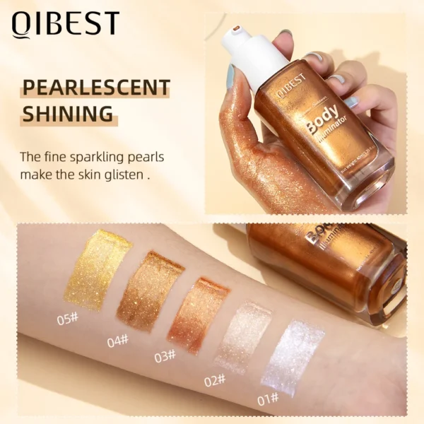 3D Face Brighten Highlighter Cosmetic Shimmer Highlighter Stick Liquid Face Contour Bronze Concealer Cream Makeup Tool 5 Colors – Image 4