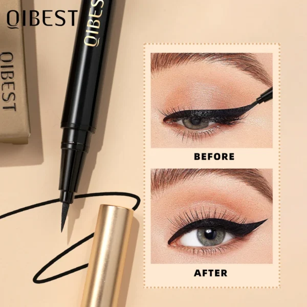 Long Lasting Black Liquid Eyeliner Waterproof Eye Liner Pencil Quick Drying Not Bloom Natural Eyeliner Liquid Pen Cosmetic Tools
