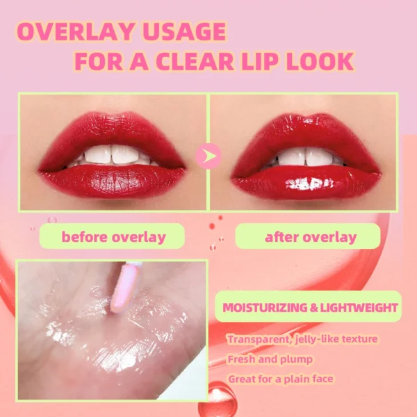 QIBEST Fruit Lip Balm Oil Plumping Lip Gloss Moisturizing Makeup Primer Sexy Plump Lip Glow Oil Lip Plumper Care Lips Cosmetics - Image 4
