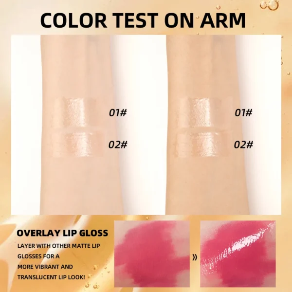 QIBEST Lip Plumper Oil Serum Instant Volumising Lip Oil Moisturzing Repair Lip Fine Lines Sexy Lip Balm Makeup Lip Plumper Oil - 이미지 5