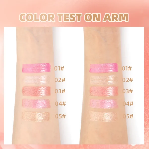 QIBEST Glitter Lip Glaze Shimmer Diamond Lip Gloss Long Lasting Liquid Lipstick Makeup Lip Oil Tint Moisturizing Lips Makeup - Image 5