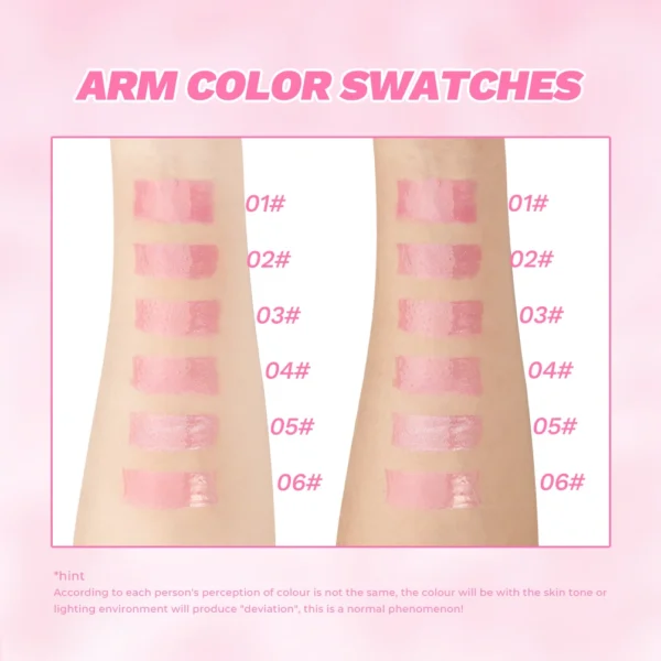 QIBEST Glitter Pearlescent Lip Gloss Oil Moisturizing Color Changing Mirror Lip Oil Makeup Lasting Lip Tint Plumper Cosmetics - Image 5