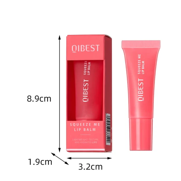 ⁦Crystal Jelly Lip Gloss Tube Lip Moisturizing Oil Shiny Lip Oil Moisturizing Women's Lip Gloss Makeup Lip Tint Balm Cosmetics⁩ - الصورة ⁦6⁩