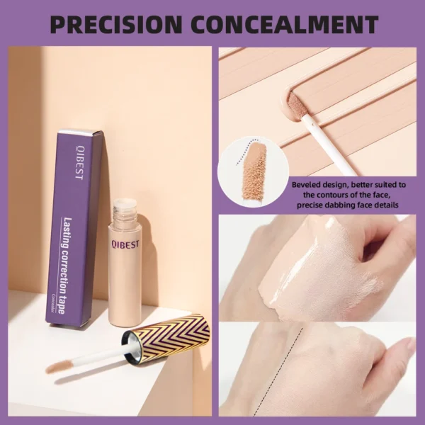 QIBEST 7ml Face Concealer Liquid Foundation Face Makeup Primer Cosmetic Anti Dark Circles Makeup Modify Corrector maquillaje - 이미지 5