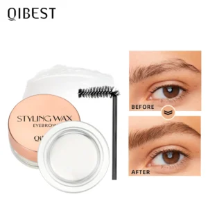 QIBEST Eyebrow Shape Gel Soap Transparent Three-dimensional Eyebrow Gel Waterproof Long-lasting Brow Makeup Eyebrow Styling Wax
