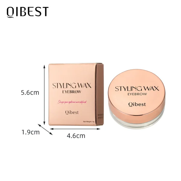 QIBEST Eyebrow Shape Gel Soap Transparent Three-dimensional Eyebrow Gel Waterproof Long-lasting Brow Makeup Eyebrow Styling Wax - 이미지 6