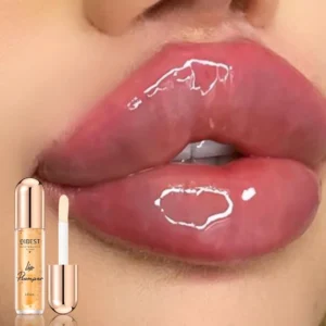 QIBEST Lip Plumper Oil Serum Instant Volumising Lip Oil Moisturzing Repair Lip Fine Lines Sexy Lip Balm Makeup Lip Plumper Oil