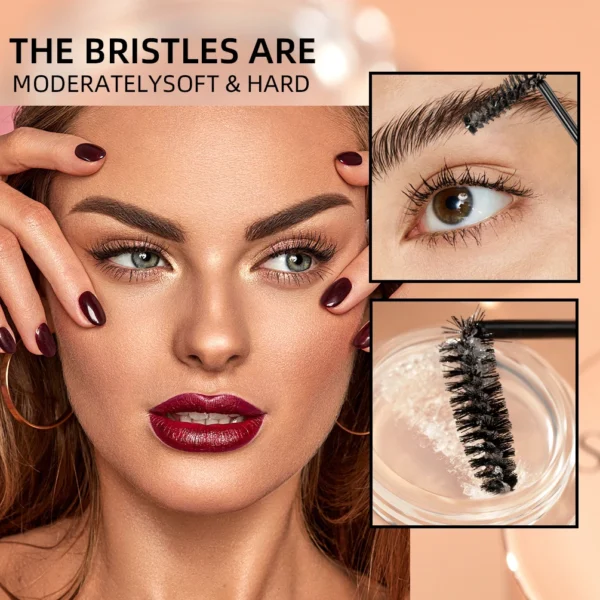 QIBEST Eyebrow Shape Gel Soap Transparent Three-dimensional Eyebrow Gel Waterproof Long-lasting Brow Makeup Eyebrow Styling Wax - 이미지 4
