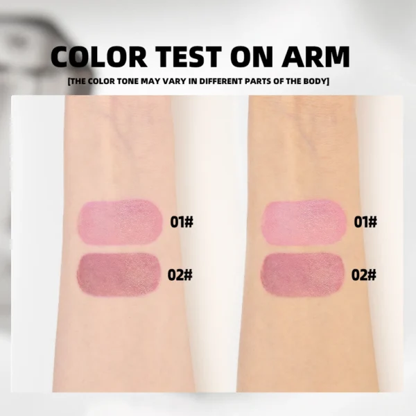 QIBEST 2 Pcs Color Changing Lipstick Moisturizing Long Lasting PH Change Color Lip Balm Nourish Lip Stain Face Blush Makeup Sets - 이미지 5