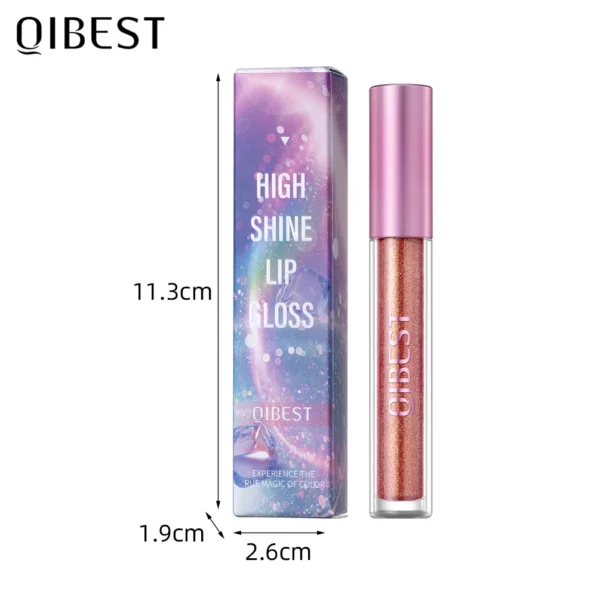 6 Colors Glitter Liquid Lipsticks Diamond Shimmer Metallic Non-Stick Cup Lipstick Long Lasting Shinning Quick-Drying Lipgloss – Image 6