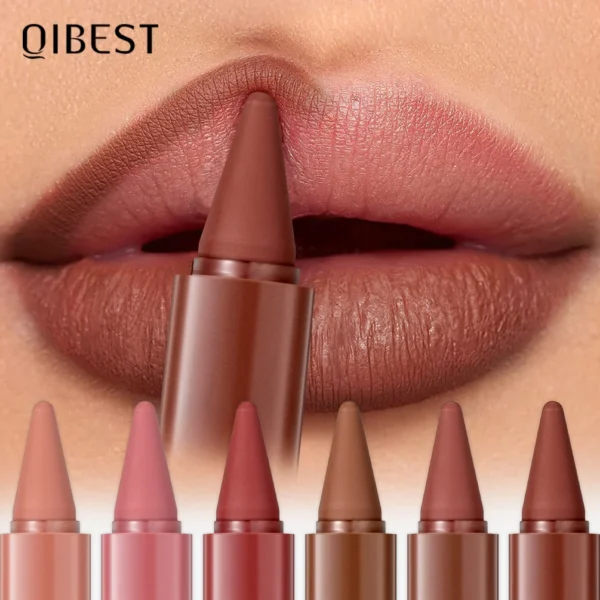 Tapered Gradient Lip Liner Matte Nude Brown Velvet Lipstick Waterproof Non Sticky Contouring Tint Lipliner Crayon Lip Makeup