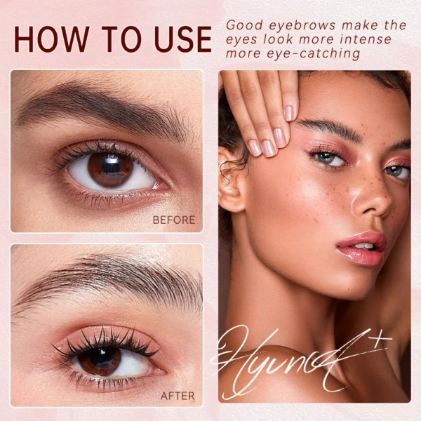 QIBEST Transparent Pomade Eyebrow Styling Soap Brows Gel Wax Fixer With Brush For Women Eyebrow Cosmetics Make Up Eyebrow Gel - Image 6