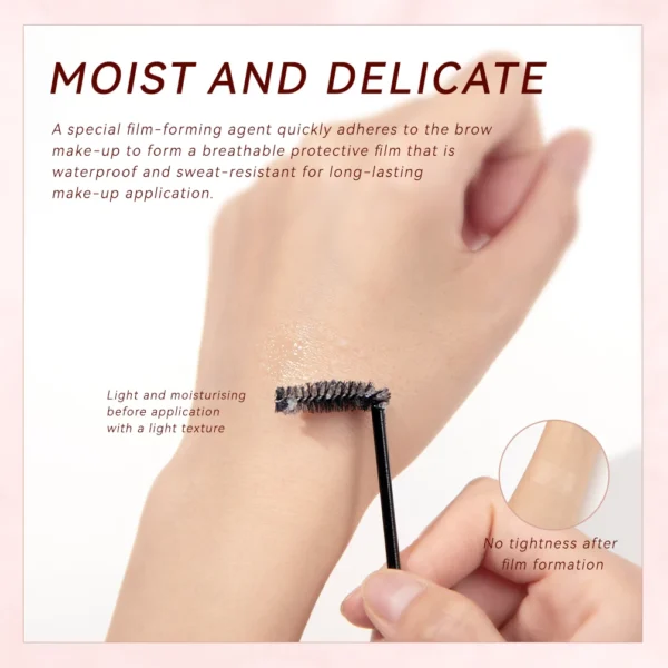 QIBEST Transparent Pomade Eyebrow Styling Soap Brows Gel Wax Fixer With Brush For Women Eyebrow Cosmetics Make Up Eyebrow Gel - Image 4