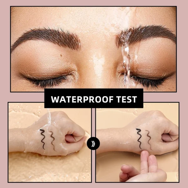 QIBEST 1pc Waterproof Quick Dry Liquid Eyeliner Pen Ultra-fine Matte Finish Smudge-proof Beauty Eye Makeup Black/Brown Options - 이미지 5