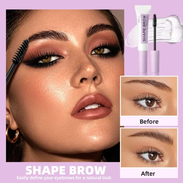 QIBEST Transparent Eyebrow Styling Gel Quick-Drying Long-Lasting Pomade Soap Brows Wax Eyebrow Shaping Cream Eyebrow Gel Makeup - 이미지 2